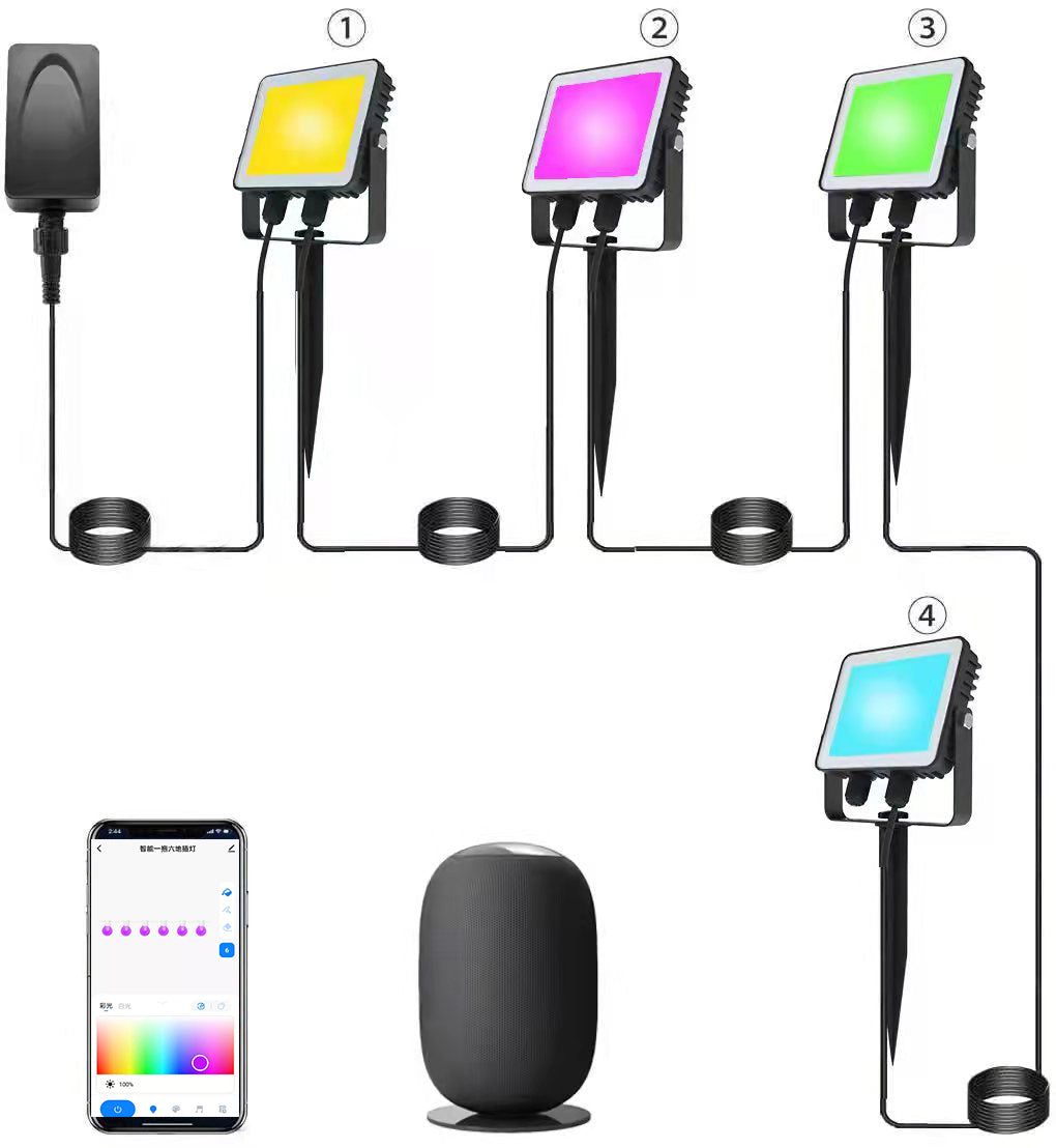 Smart landscape light